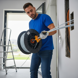 Daireye Fiber Kablo Çekmek