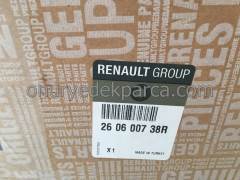Renault Fluence Sol Far Siyah Mercekli 260600738R