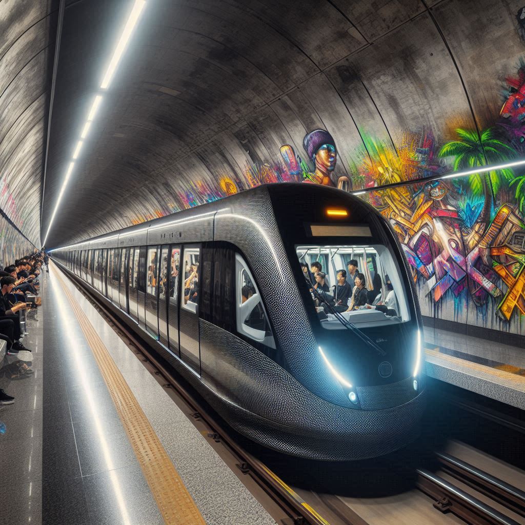 Dünyanın İlk Karbon Fiber Metro Treni