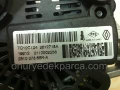 Clio 4 Captur 1.5 Dci Alternatör Şarj Dinamosu 120 A 231007865R Valeo TG12C124