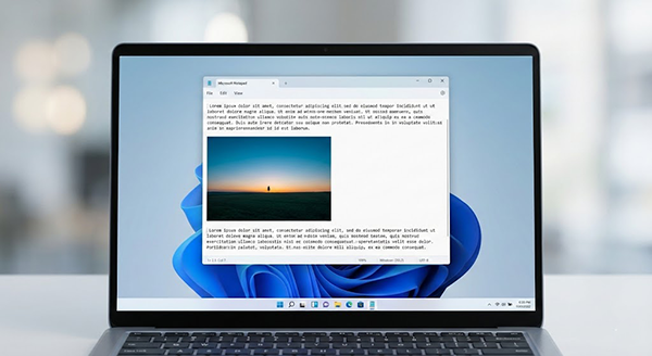 Microsoft Notepad Görsel Desteği ile Yeni Bir Döneme Hazırlanıyor 1 Microsoft Notepad Görsel Desteği ile Yeni Bir Döneme Hazırlanıyor
