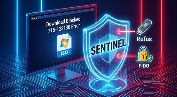 Microsoft'tan Windows ISO İndirmelerine "Sentinel" Engeli: Rufus ve Fido Kullanıcıları Çaresiz 1 Microsoft'tan Windows ISO İndirmelerine "Sentinel" Engeli: Rufus ve Fido Kullanıcıları Çaresiz