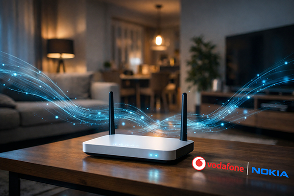 Vodafone ve Nokia’dan Ev İnternetinde Yeni Dönem: Sorunlar Daha Siz Fark Etmeden Çözülecek