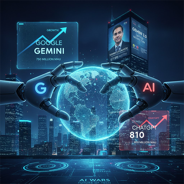 Yapay Zeka Savaşında Dev Sıçrama Gemini 750 Milyon Sınırını Aştı