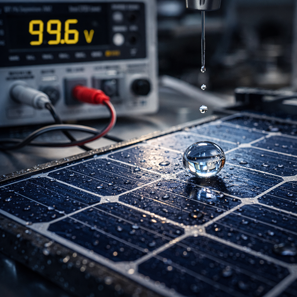 Yağmurdan Elektrik Üreten Hibrit Güneş Paneli Geliştirildi 3 Yağmurdan Elektrik Üreten Hibrit Güneş Paneli