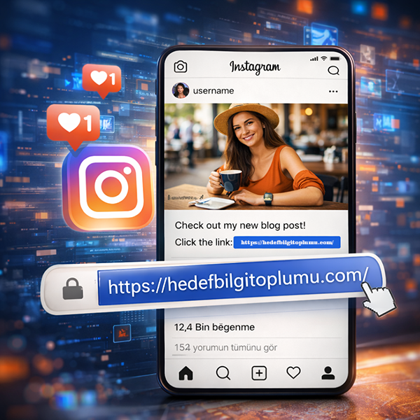 Instagram gönderilerine Link bağlantı ekleme özelliği Test Ediliyor