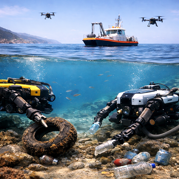 AB’nin Deniz Temizliği İçin Geliştirdiği SeaClear2.0: Yapay Zekâlı Robotlar Deniz Tabanındaki Çöpleri Topluyor AB’nin Deniz Temizliği İçin Geliştirdiği SeaClear2.0: Yapay Zekâlı Robotlar Deniz Tabanındaki Çöpleri Topluyor