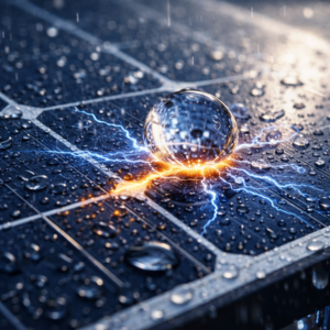 Yağmurdan Elektrik Üreten Hibrit Güneş Paneli Geliştirildi