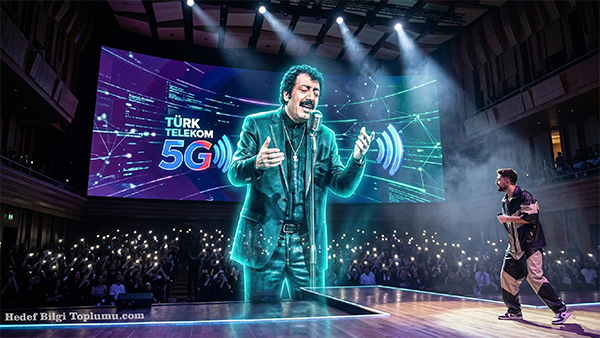 Türk Telekom 5G ile Müslüm Gürses Hologramını Sahnede Hayata Döndürdü Türk Telekom 5G ile Müslüm Gürses Hologramını Sahnede Hayata Döndürdü