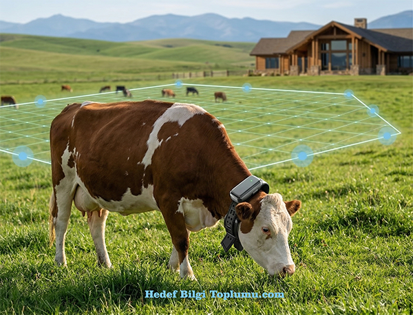 Yapay zeka destekli tasmalarla inekler uzaktan yönlendiriliyor: Halter tarımda çığır açtı