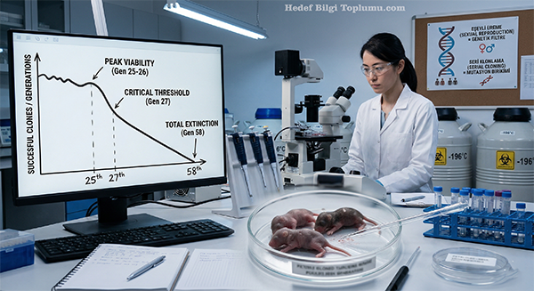 Klonlama Deneyinde 58 Nesil Sınırı: Memelilerde Seri Üretim Çıkmaza Girdi Klonlama Deneyinde 58 Nesil Sınırı: Memelilerde Seri Üretim Çıkmaza Girdi
