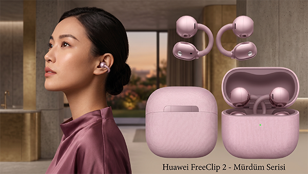 Huawei FreeClip 2'ye Yeni Renk Geldi: Mürdüm Seçeneğiyle Satışa Sunuldu