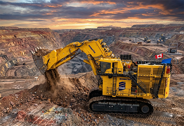 Komatsu PC9000-12 satışa çıktı: 900 tonluk elektrikli dev ekskavatör sahaya iniyor Komatsu PC9000-12 satışa çıktı: 900 tonluk elektrikli dev ekskavatör sahaya iniyor