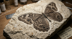 Müze Rafındaki Tozlu Kelebek Fosili 34 Milyon Yıllık Sırrını Açıkladı