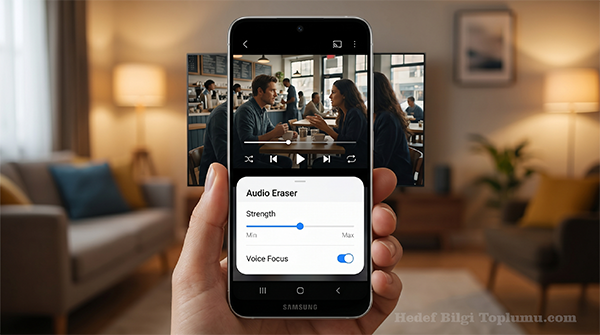 Samsung Galaxy S26 Audio Eraser Özelliğiyle Sesleri Gerçek Zamanlı Düzenliyor