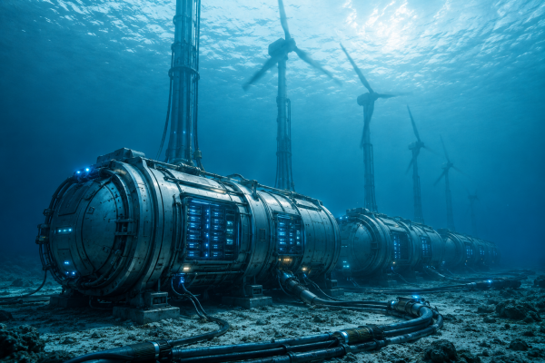 Çin, Dünyanın İlk Açık Deniz Rüzgar Enerjili Su Altı Veri Merkezi Projesini Devreye Aldı Çin, Dünyanın İlk Açık Deniz Rüzgar Enerjili Su Altı Veri Merkezi Projesini Devreye Aldı