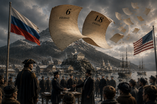 1867'de Alaska'da Bir Gecede 12 Gün Kayboldu