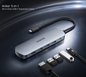 Anker 5-in-1 All-in-One USB-C Expansion Dock Tanıtıldı: Bütçe Dostu Çoklayıcı