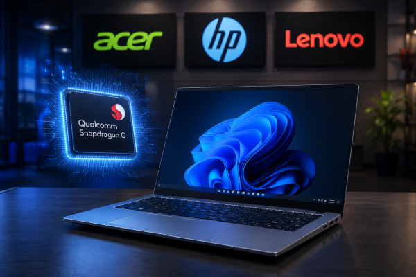 Qualcomm Snapdragon C işlemcili 300 dolarlık Windows dizüstü bilgisayarlar geliyor