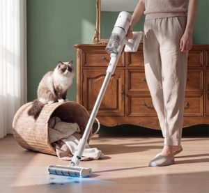 Xiaomi Mijia Wireless Vacuum Cleaner 4 Tanıtıldı: Mavi Işık ve 230AW Emiş Gücüyle Geldi