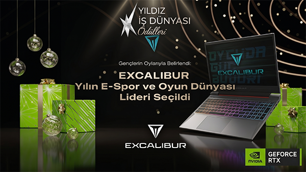 Excalibur, Yıldız Teknik Üniversitesi Öğrencileri Tarafından Yılın E-Spor ve Oyun Dünyası Lideri Seçildi