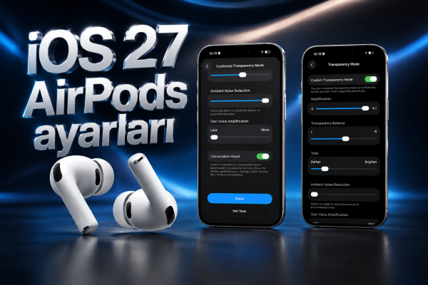 iOS 27 ile AirPods Ayarları Tamamen Yenileniyor