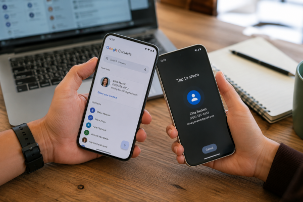 Google Tap to Share İle Android'de Kişi Paylaşımı Çok Daha Kolay Olacak
